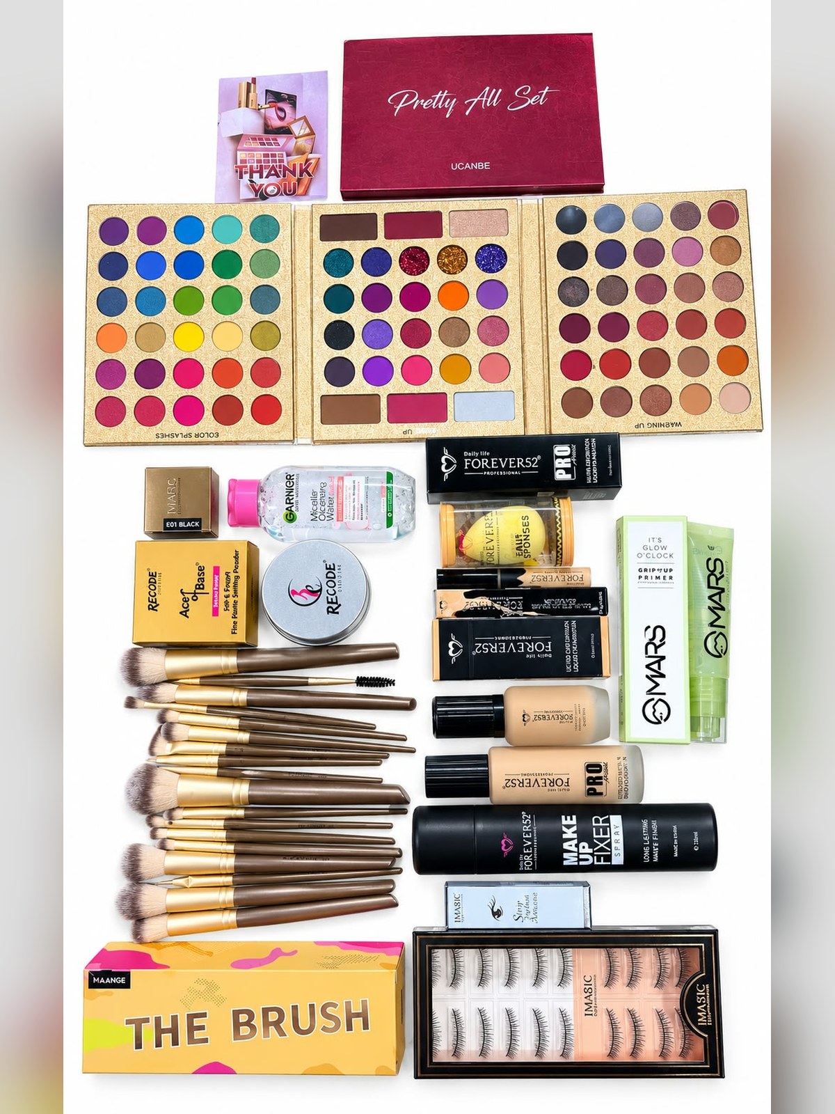 Brush, Foundation & Sponge Set