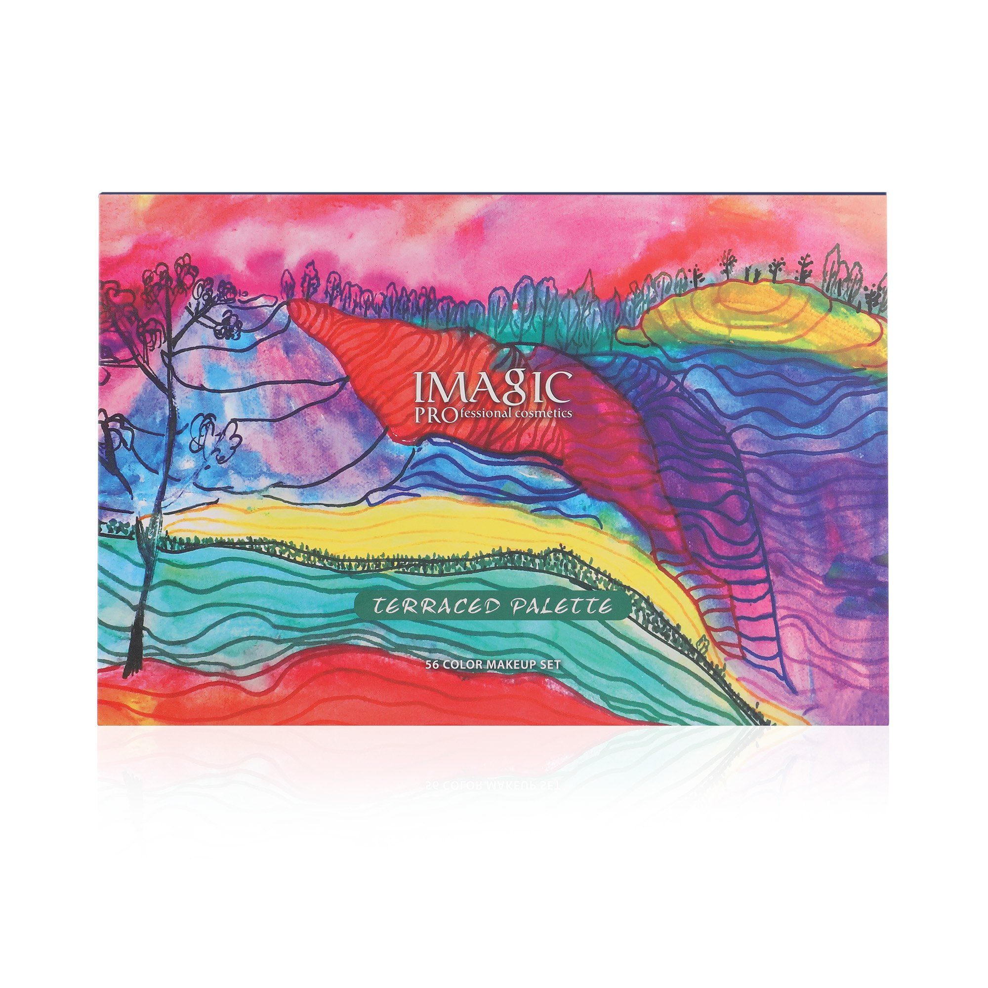 Imagic Proff Cosmetics Terrace Palette 56 Color Makeup Set - Eyeshadow